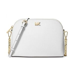 Michael Kors Off White and Gold Crossbody Bag